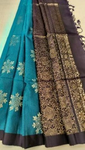 SOFT SILK SAREE WITH BLOUSE